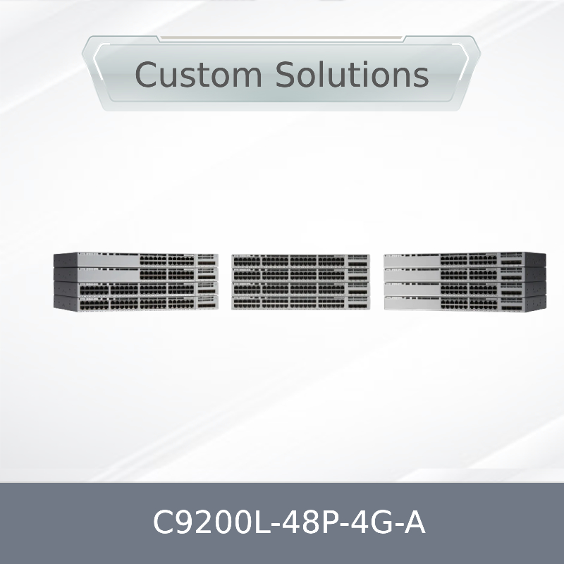 Cisco Nieuw Origineel C9200L-48p-4G-a 9200L 48 Poort 10/100/1000 Poe+ 4X1g Uplink Switch Netwerk Advantage C9200L-48p-4G-a