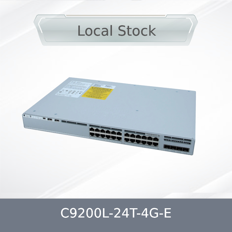 High-Performance Switch C9200-24t-E Managed 24-poorts Switch voor High-Performance Netwerken