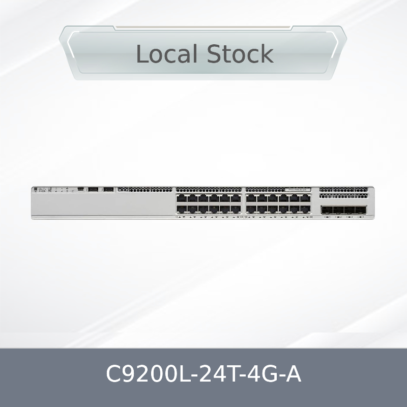 Nieuwe Originele Fabrieksverzegelde C9200L-24t-4G-a 9200L 24-poorts Poe+ 4G Network Advantage Cisco Switch C9200L-24t-4G-a