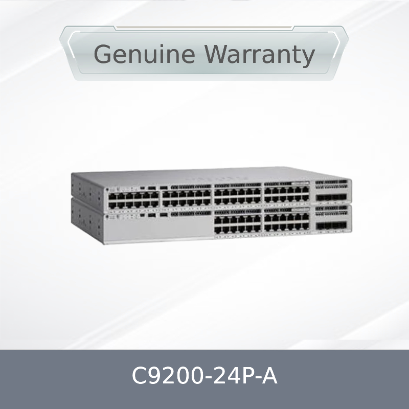 Nieuwe Originele C9200-24p-a 24-Poort Poe+ Switch met Network Advantage