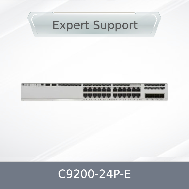 Originele C9200-24p-E 9200 Layer 2 Ethernet 24 Port Poe Network Switch met Qos-functie