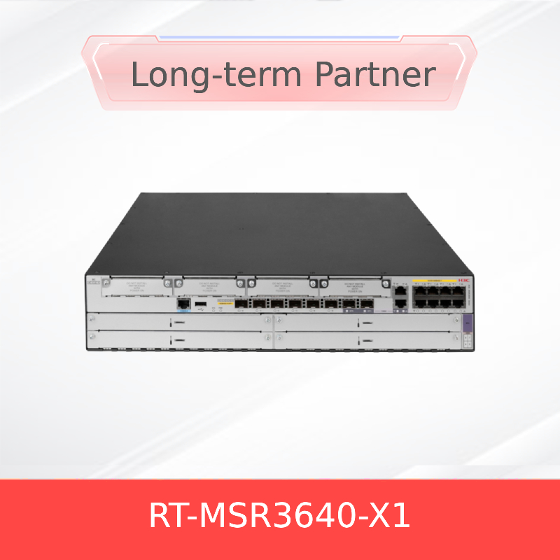 H3c Rt-Msr3640-X1 Serie Router Producten Doos Doorstuurprestaties 10g SFP+