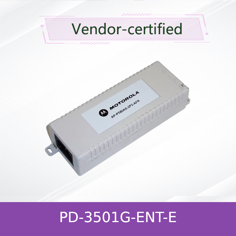 Extreme Wireless Access Points PD - 3501G - ENT- E 1-poorts 15,4W IEEE 802.3af indoor PoE 10/100/1000 Mbps nieuw en origineel module