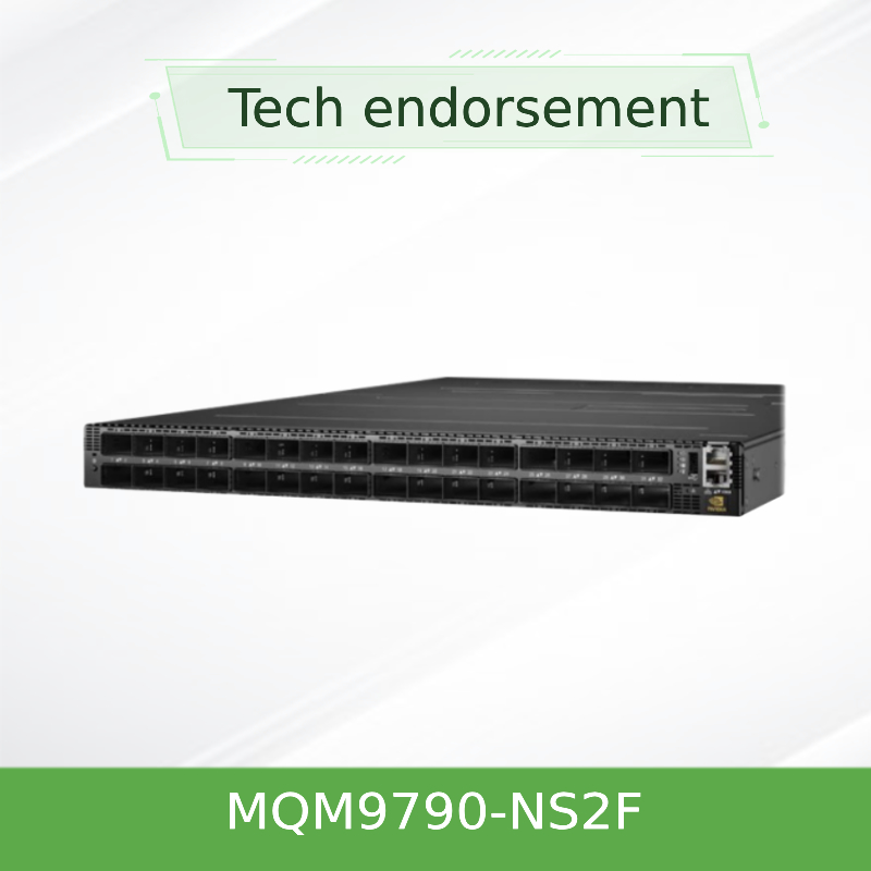NVIDIA Quantum MQM9790-NS2F 400G InfiniBand Switch 64-poorts Externe Managed