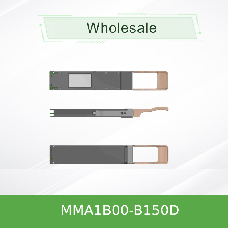 Mellanox MMA1B00-B150D QSFP+ SR4 Transceiver 40GbE optische module voor MMF tot 150m