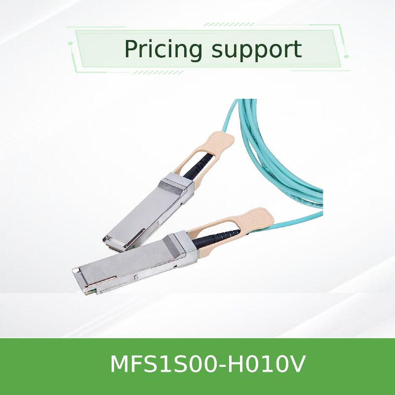 mellanox MFS1S00-H010V 10m 200Gb/s QSFP56 Actieve optische kabel uitgebreid bereik voor datacenternetwerken