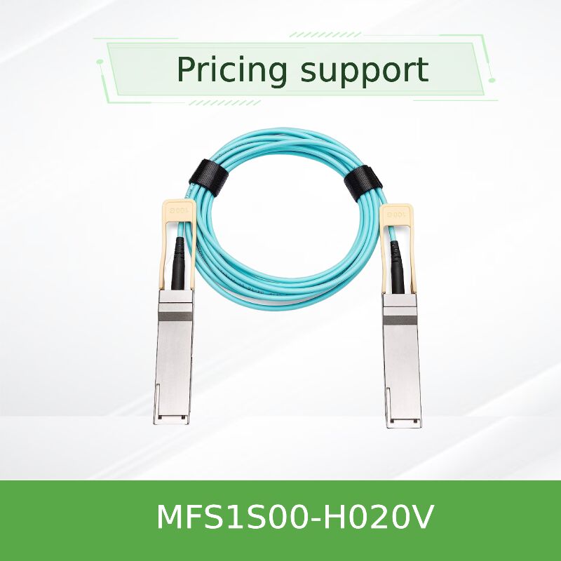 mellanox MFS1S00-H020V 20m 200Gb/s QSFP56 Actieve optische kabel Interconnectoplossing voor datacenters met lang bereik