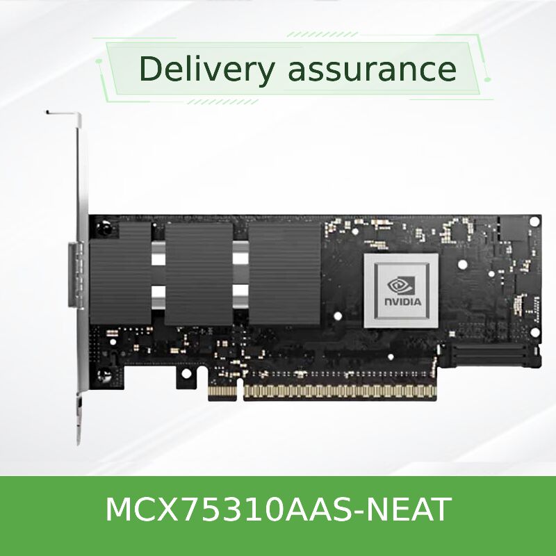 NVIDIA ConnectX-7 VPI Adapter   Dual-Port NDR 400Gb/s, PCIe 5.0, GPUDirect, RoCE ¥ MCX75310AAS-NEAT