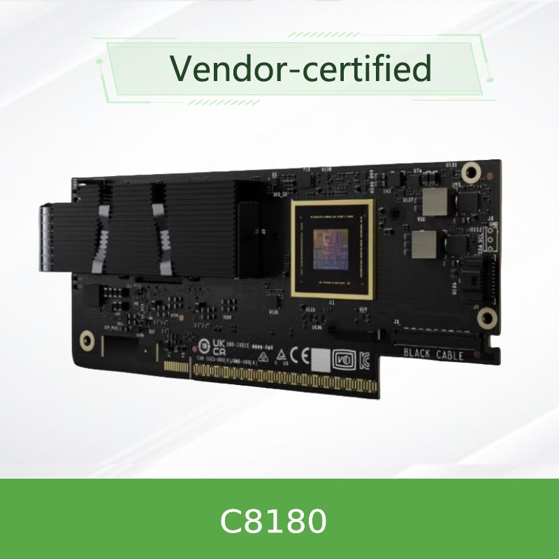 NVIDIA ConnectX-8 SuperNIC C8180 (900-9X81E-00EX-DT0) 800G AI-netwerkadapter voor Hyperscale GPU-clusters