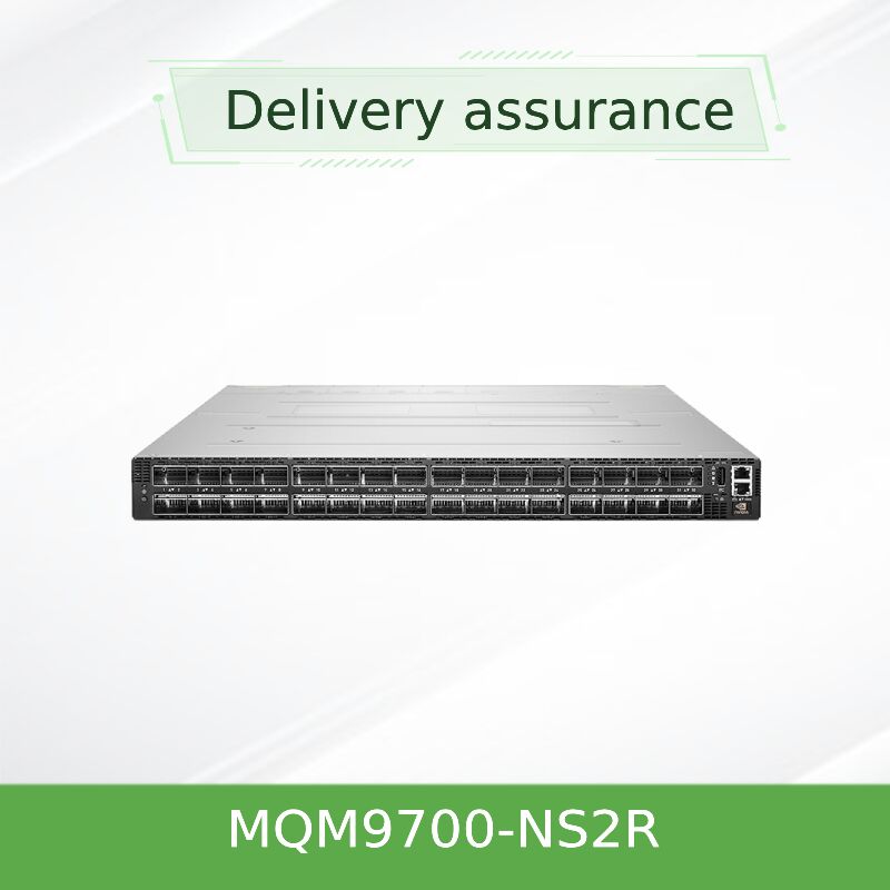 NVIDIA Quantum 2 MQM9790-NS2R 64-poort 400Gb/s Unmanaged InfiniBand Switch met omgekeerde luchtstroom (C2P)
