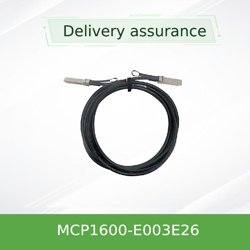 100 Gb/s InfiniBand EDR-kabel MCP1600-E003E26 QSFP28 koperen DAC voor top-of-rack