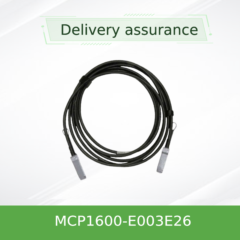 Mellanox MCP1600-E003E26 100Gb/s QSFP28 passieve DAC-kabel 3m, 26 AWG, InfiniBand EDR & 100GbE compatibel