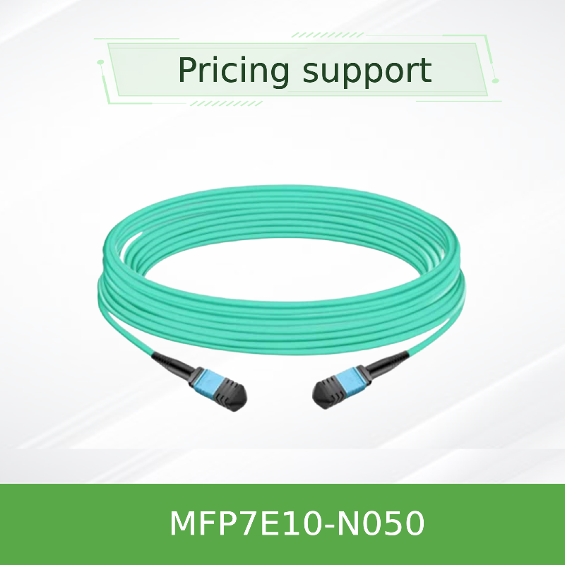 NVIDIA MFP7E10-N050 50m MPO-12/APC Multimode Glasvezelkabel voor 400G/800G InfiniBand & Ethernet