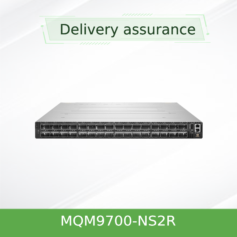 MQM9700-NS2R 400Gb/s InfiniBand Switch – 64 x QSFP56, 1U, C2P Airflow for Rear-to-Front Cooling